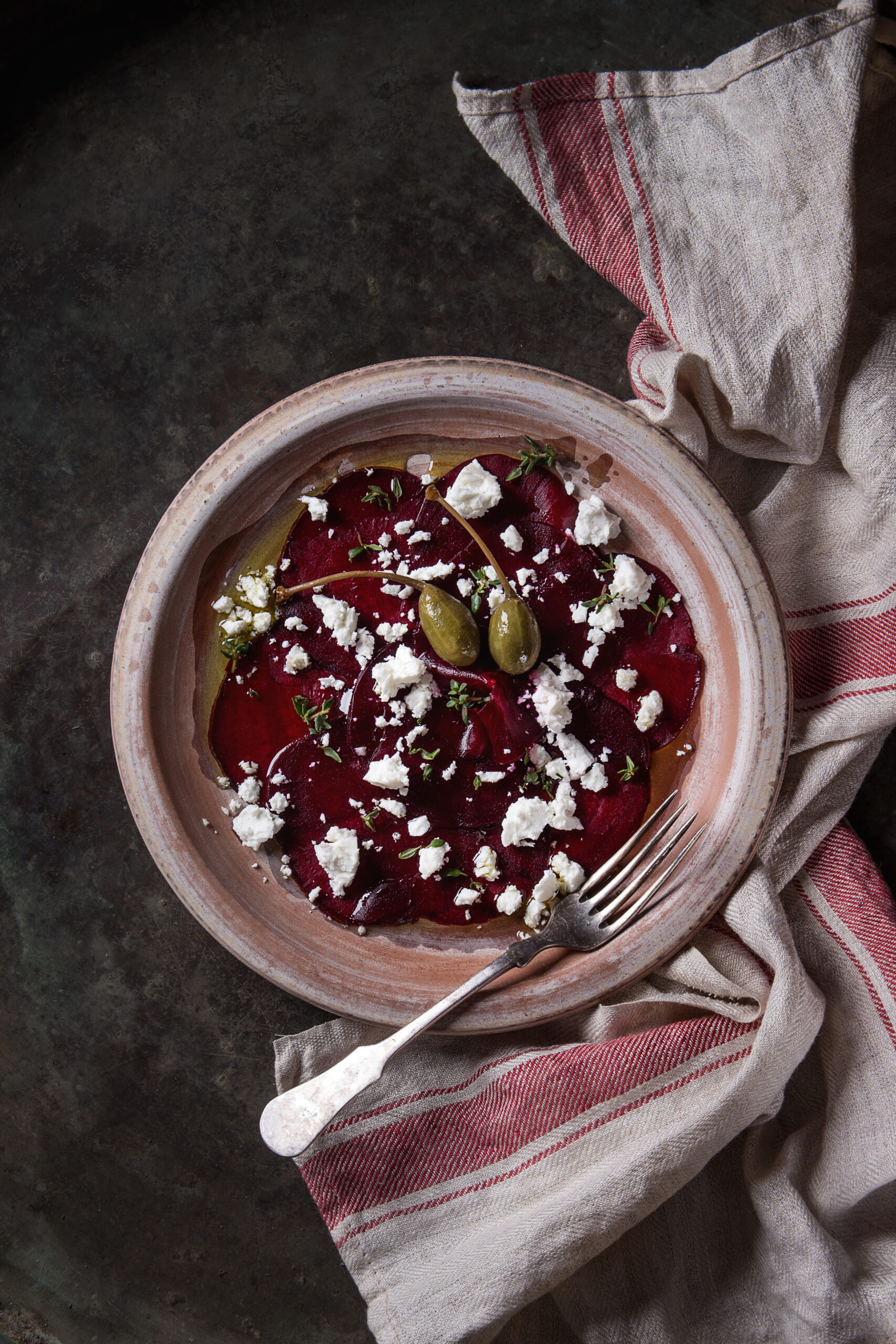 Rote Beete Carpaccio – Quer Feld Fein